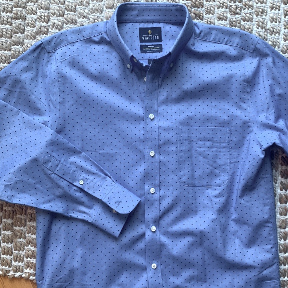 Men’s Stanford dress shirt wrinkle free